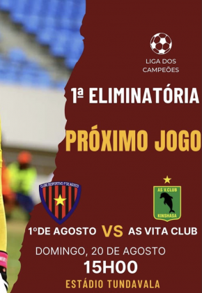 VisualFoot - HOJE AS 16H00 - ESTÁDIO DOS COQUEIROS TEM 1° DE AGOSTO - CR  LIBOLO No jogo grande da jornada temos frente a frente duas equipas que já  foram campeões, mas