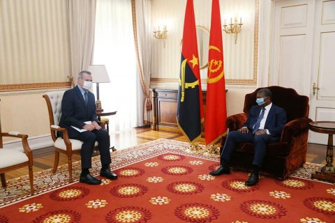 : Audiência entre o coordenador residente das Nações Unidas em Angola, Paolo Balladelli, e o Presidente, João Lourenço