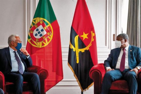 : Primeiro-ministro português, António Costa, com João Lourenço (Foto: Jornal i)