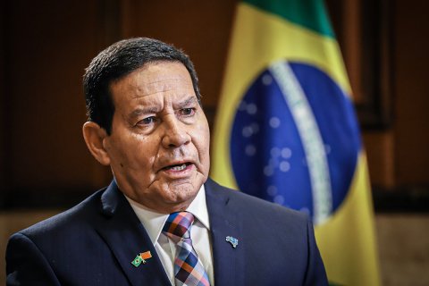 : Vice-presidente brasileiro, Hamilton Mourão (Foto: Adnilton Farias)
