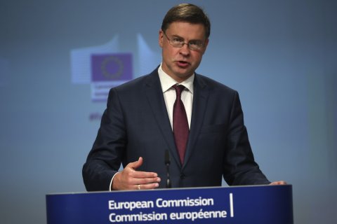 : Vice-presidente executivo da União Europeia, Valdis Dombrovskis (Foto: Lusa)