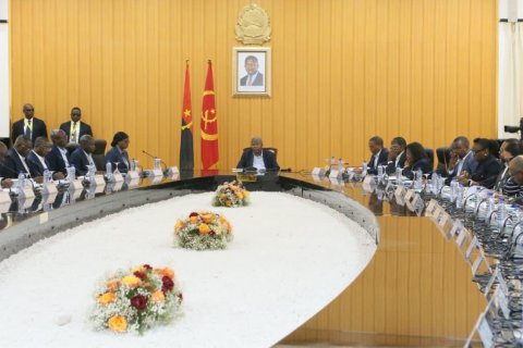 : Facebook Presidência da República - Angola