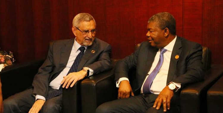 : João Lourenço e o seu homólogo de Cabo Verde, Jorge Carlos Fonseca