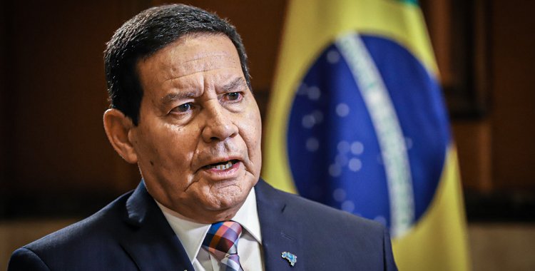 : Vice-presidente brasileiro, Hamilton Mourão (Foto: Adnilton Farias)