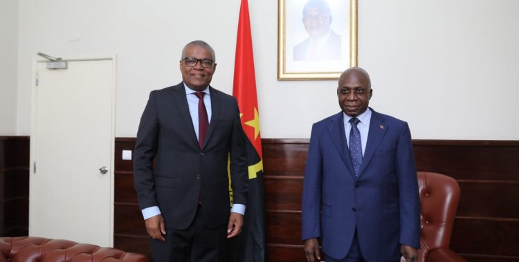 : Ministro das Comunidades de Cabo Verde com Téte António, Ministro das Relações Exteriores