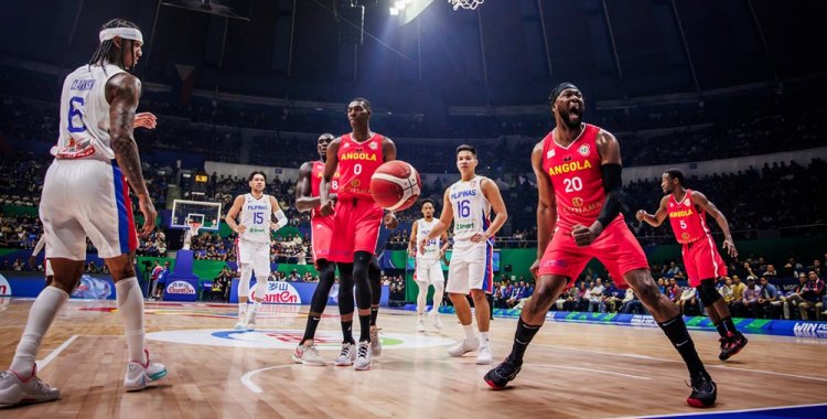 Angola vence segundo jogo do Mundial frente às Filipinas