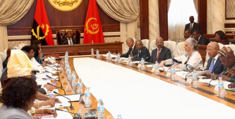 : Facebook Presidência da República - Angola 