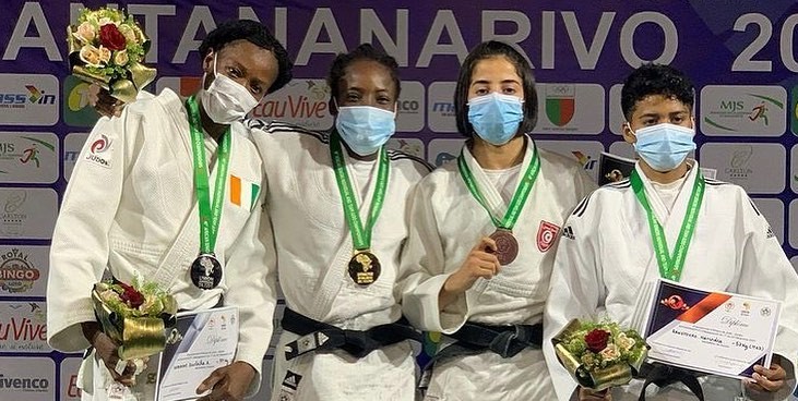 Angolana Diassonema Neide conquista ouro no Campeonato Africano de Judo