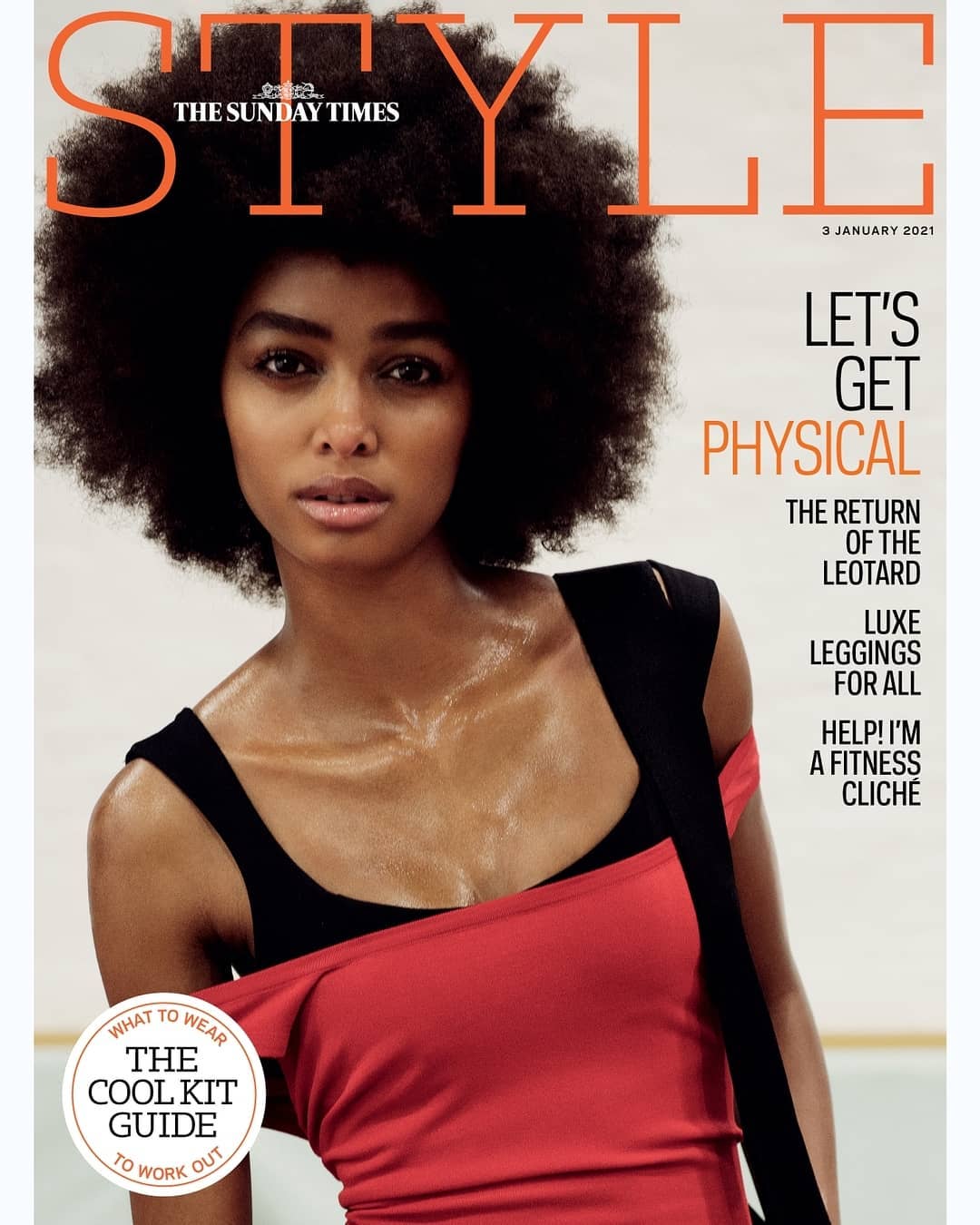 Blésnya Minher enters with the right foot in 2021: model is cover of ...